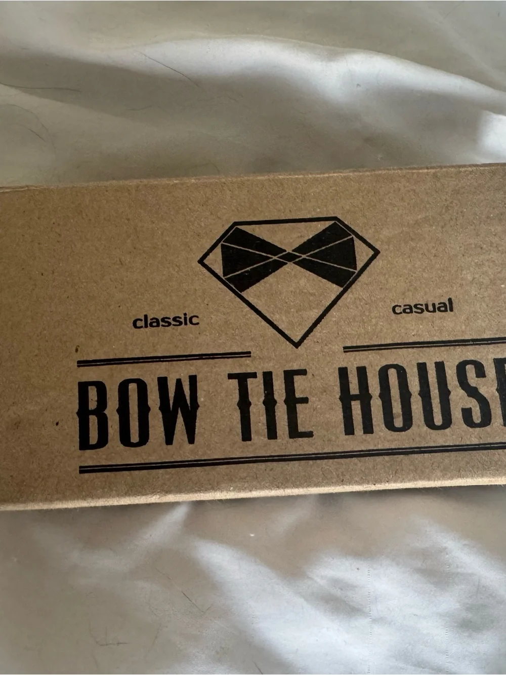 Hand-Painted Red Fox Kids Wooden Bow Tie with Elastic Band
